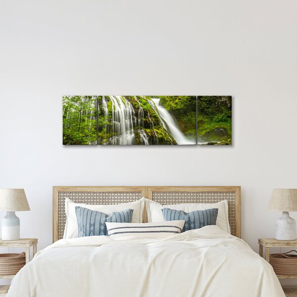Obraz - Vodopád, Wind River Valley (170x50 cm)