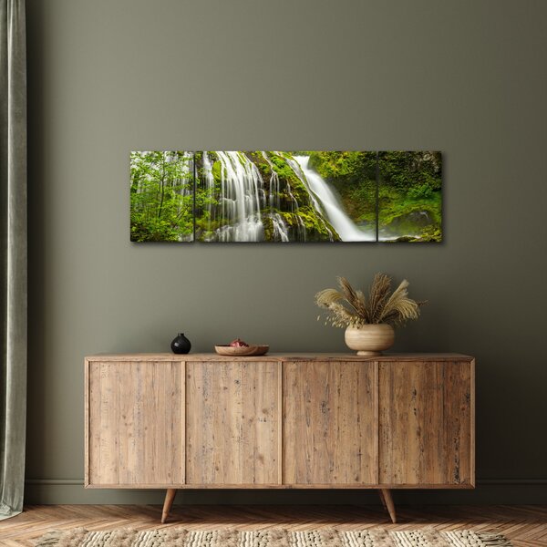 Obraz - Vodopád, Wind River Valley (170x50 cm)