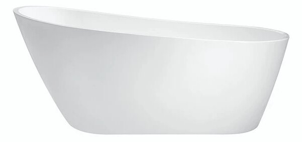 Besco Akrylátová volně stojící vana Melody 150x80 (170x80) Barva: Bílá, Rozměry (cm): 150x80, Typ a barva výpustě: Click-Clack s přepadem, bílá