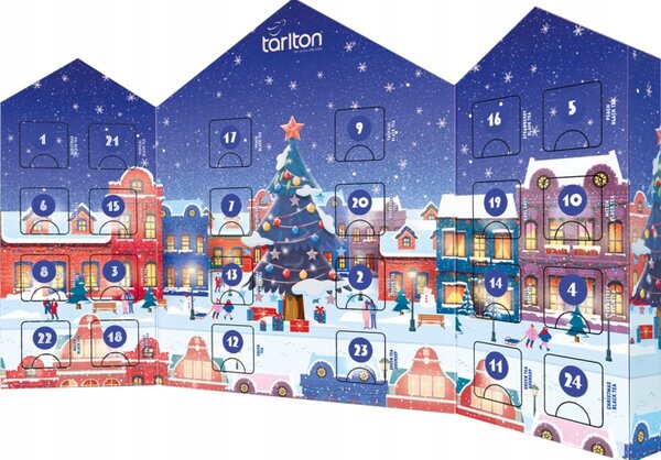 TARLTON Adventní kalendář s cejlonským čajem 24x2g 24 kusů
