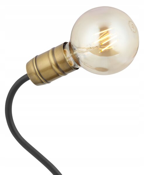 Stolní lampička Jupiter Luce černá, žlutá, výkon až 60 W