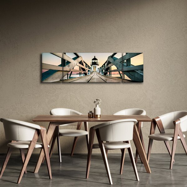 Obraz - Na molu (170x50 cm)