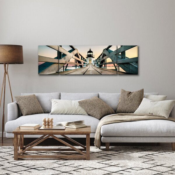 Obraz - Na molu (170x50 cm)