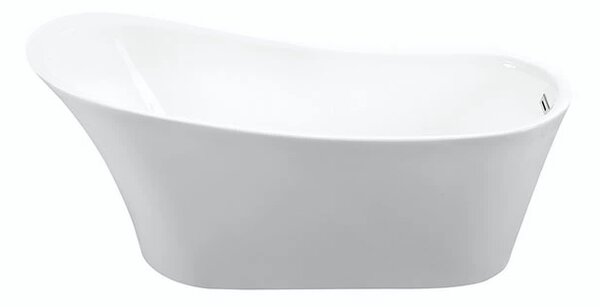 Besco Akrylátová volně stojící vana Calima 170x74 Barva: Bílá, Rozměry (cm): 170x74, Typ a barva výpustě: Click-Clack s přepadem, chrom