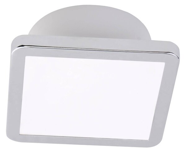 LIGHTME Stropní světlo LightMe Aqua Uno, 11 x cm, chrom, IP44, Chrom / stříbro, Koupelna, Hliník, Moderní