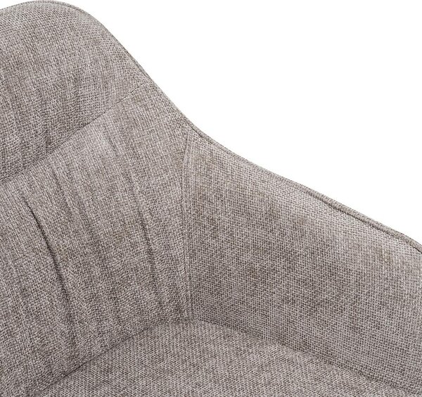 Jídelní set 4x židle + stůl 200 cm AVENBERG NATURAL SWIVEL GREY