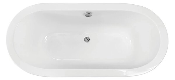 Besco Vana ze sanitárního kompozitu pro vestavbu Victoria V CC/SP 185x82, s přepadem Rozměry (cm): 185x82, Typ a barva výpustě: Alcaplast Click-Clack se šterbinovým přepadem, chrom