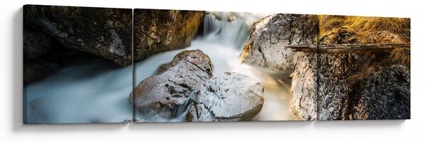 Obraz - Lesní potok (170x50 cm)