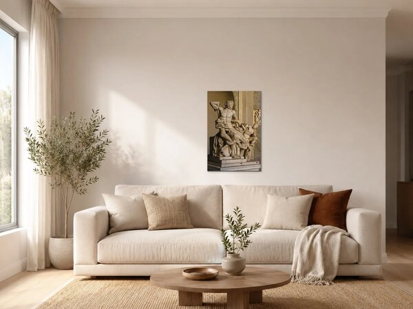 Láokoón a jeho synové – Jednodílný obraz, 50 × 70 cm
