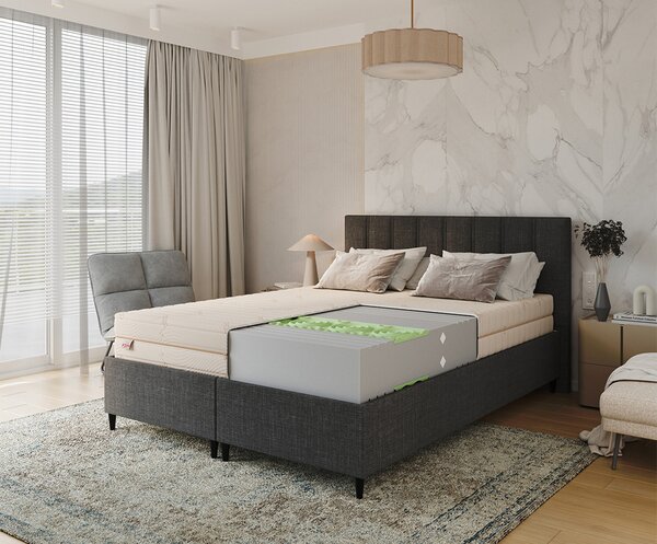 Pěnová matrace HYBRID BAMBOO 80x200 cm 21 cm