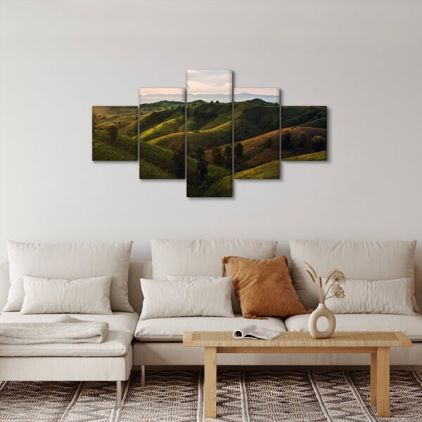Obraz - Výhled na thajské kopečky (125x70 cm)