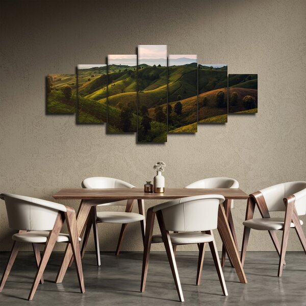 Obraz - Výhled na thajské kopečky (210x100 cm)