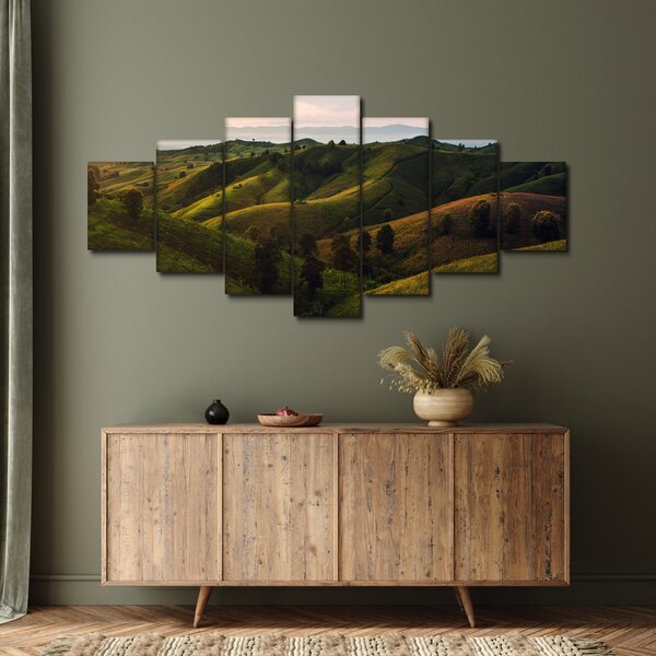Obraz - Výhled na thajské kopečky (210x100 cm)