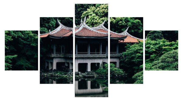 Obraz z japonské národní zahrady (125x70 cm)