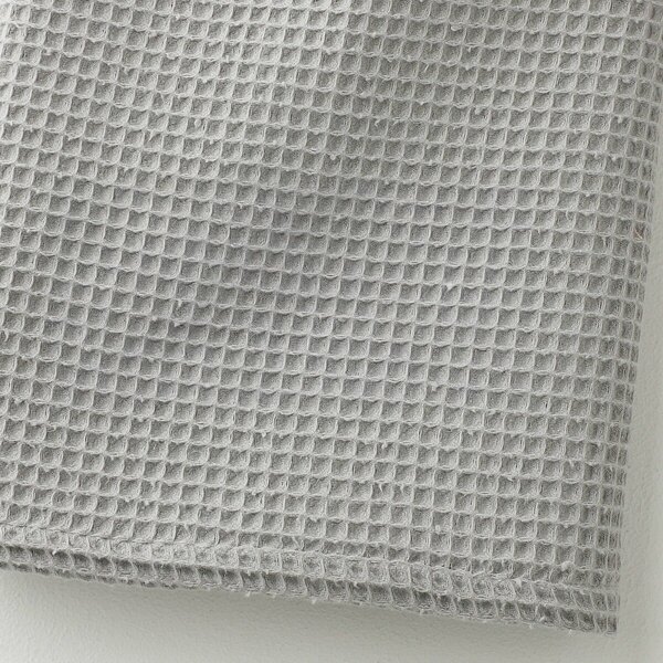 Koupelnový textil se vzorem včelích pláství 320g/m2 šedá 70x140 cm