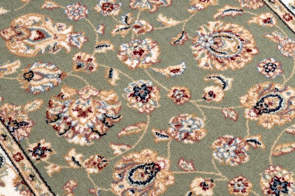 Makro Abra Vlněný kusový koberec NAIN 7338/51088 Klasický zelený béžový Rozměr: 200x300 cm