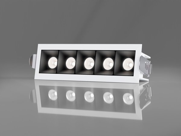 LED2 2491351 LED2 Zápustné svítidlo LINEAR II 5, W 10W 3000K/3500K/4000K UGR bílá - LED2 Lighting