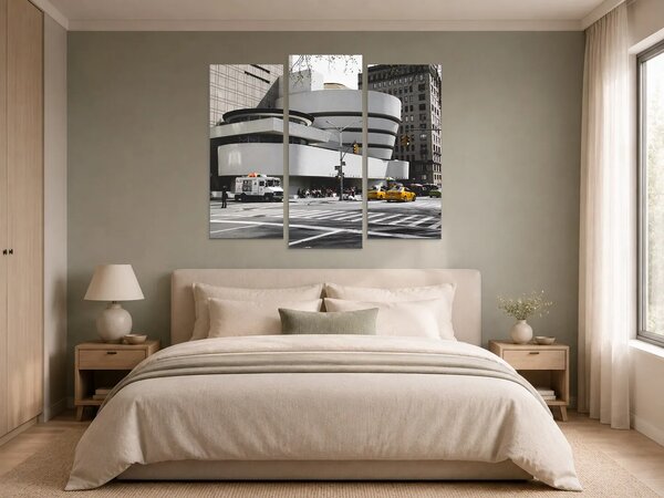 Guggenheimovo muzeum v New Yorku – Třídílný obraz B, 120 × 100 cm