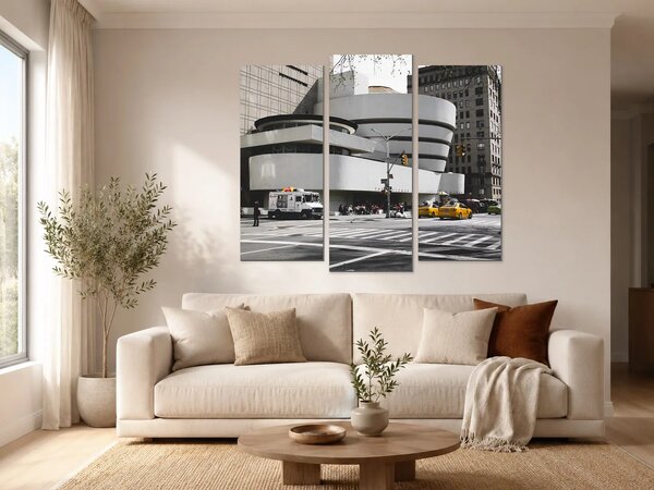 Guggenheimovo muzeum v New Yorku – Třídílný obraz B, 120 × 100 cm