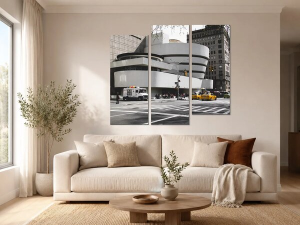 Guggenheimovo muzeum v New Yorku – Třídílný obraz C, 120 × 100 cm