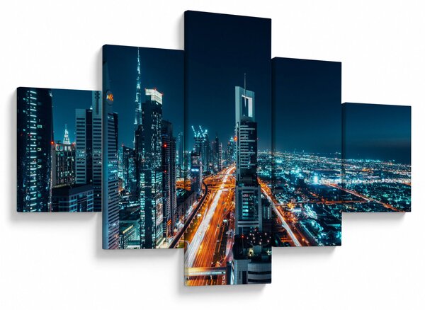 Obraz - Dubajská noc (125x70 cm)