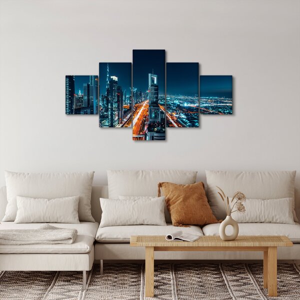 Obraz - Dubajská noc (125x70 cm)