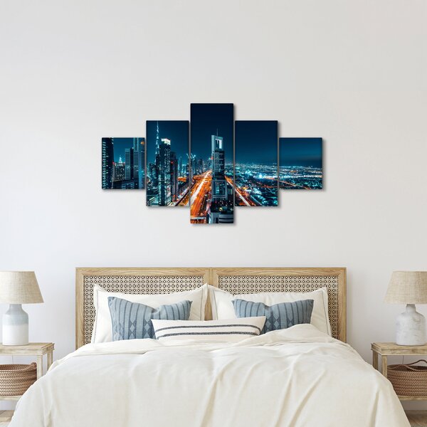 Obraz - Dubajská noc (125x70 cm)