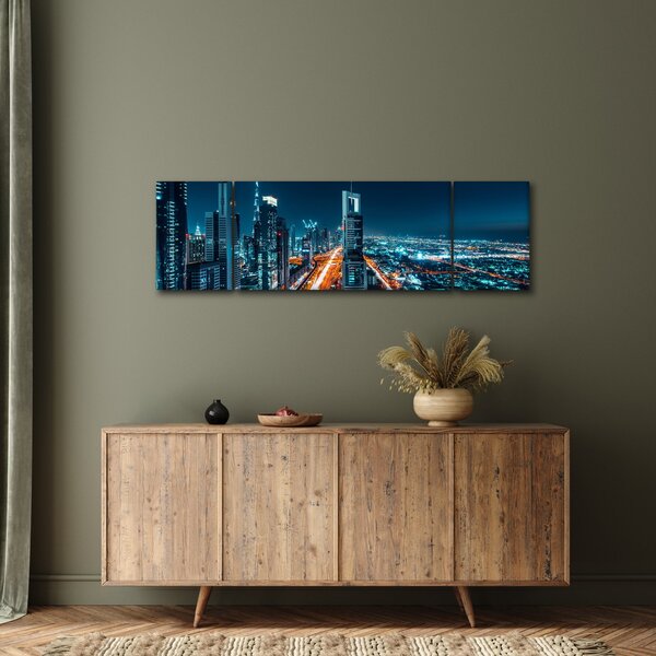 Obraz - Dubajská noc (170x50 cm)