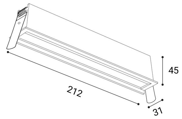 LED2 2560551 LED2 Zápustné svítidlo RIVA MINI WW 12, W 20W 3000K/3500K/4000K UGR bílá - LED2 Lighting