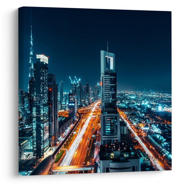 Obraz - Dubajská noc (30x30 cm)
