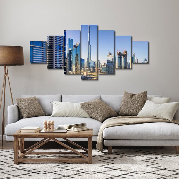 Obraz - Dubajské ráno (210x100 cm)