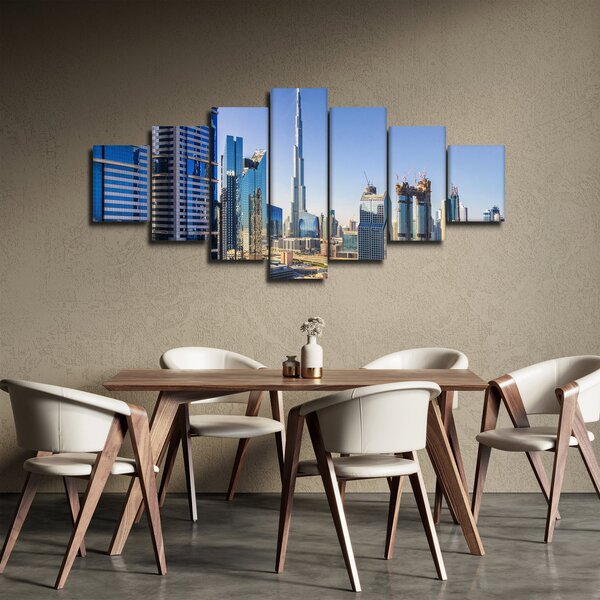 Obraz - Dubajské ráno (210x100 cm)