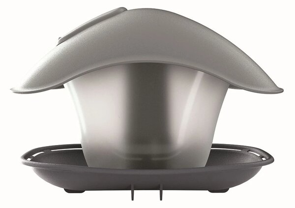 Prosperplast Krmítko pro ptáky BIRDYFEED SQUARE Barva: Antracit, Rozměry (cm): 24,8x18,2x17,4