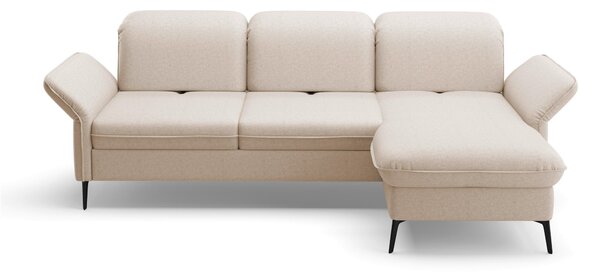 ROHOVÁ SEDAČKA, textil, krémová Sit & More - Sedací soupravy, Online Only
