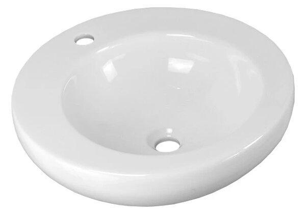 Deskové keramické umyvadlo Azzurra L1453 (ø 50 x 15 cm)