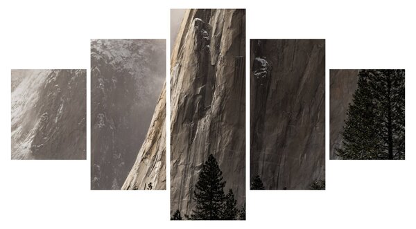 Obraz z údolí Yosemite národní parku, USA (125x70 cm)