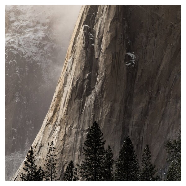 Obraz z údolí Yosemite národní parku, USA (30x30 cm)