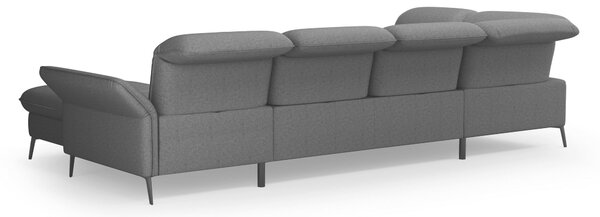 SEDACÍ SOUPRAVA, textil, tmavě šedá Sit & More - Sedací soupravy, Online Only