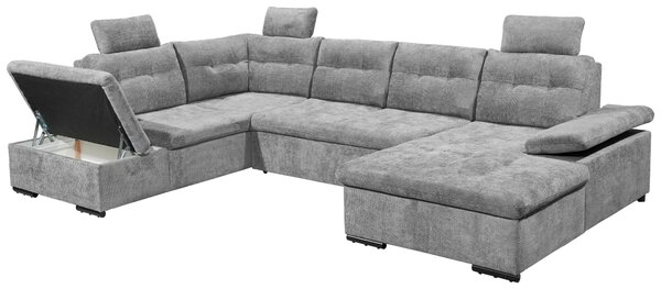 SEDACÍ SOUPRAVA, textil, šedá Livetastic - Sedací soupravy, Online Only
