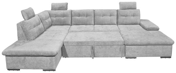 SEDACÍ SOUPRAVA, textil, šedá Livetastic - Sedací soupravy, Online Only