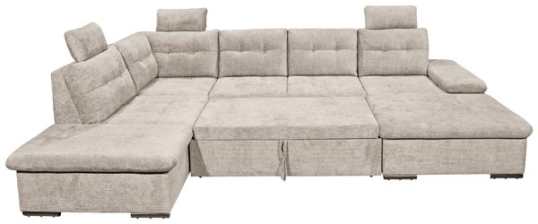 SEDACÍ SOUPRAVA, textil, šedobéžová Livetastic - Sedací soupravy, Online Only