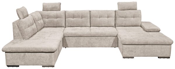 SEDACÍ SOUPRAVA, textil, šedobéžová Livetastic - Sedací soupravy, Online Only