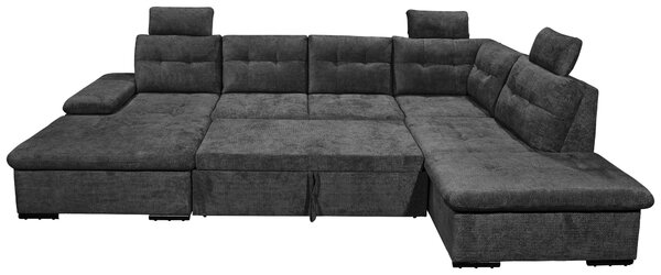 SEDACÍ SOUPRAVA, textil, černá Livetastic - Sedací soupravy, Online Only