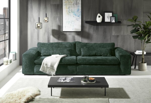 POHOVKA BIG SOFA, textil, tmavě zelená Livetastic - Pohovky, Online Only