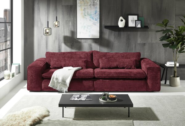 POHOVKA BIG SOFA, textil, vínově červená Livetastic - Pohovky, Online Only