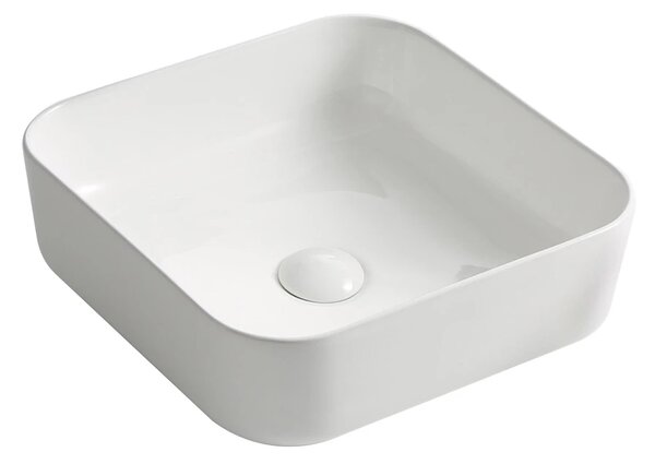 BPS-koupelny Deskové keramické umyvadlo Tona 38 (38x38 cm)