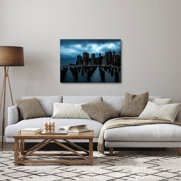 Obraz - Pohled na mrakodrapy New Yorku (70x50 cm)