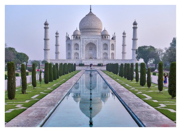 Obraz - Taj Mahal za východu slunce (70x50 cm)