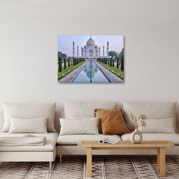 Obraz - Taj Mahal za východu slunce (70x50 cm)
