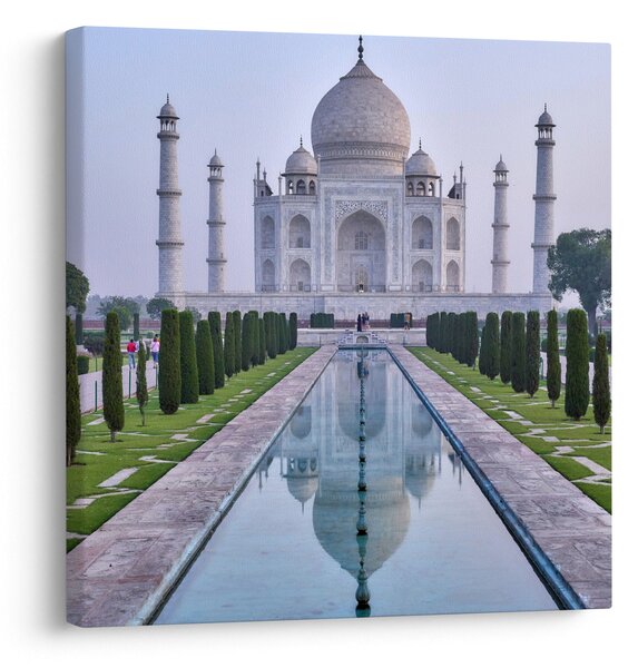 Obraz - Taj Mahal za východu slunce (30x30 cm)